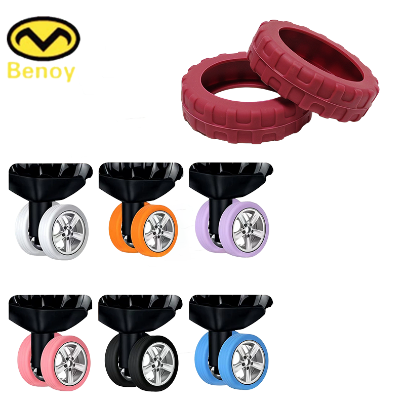 Waterproof Silicone Luggage Wheel Protectors – Anti-Scratch, Noise-Free Travel Essentials|silicone luggage wheel protectors