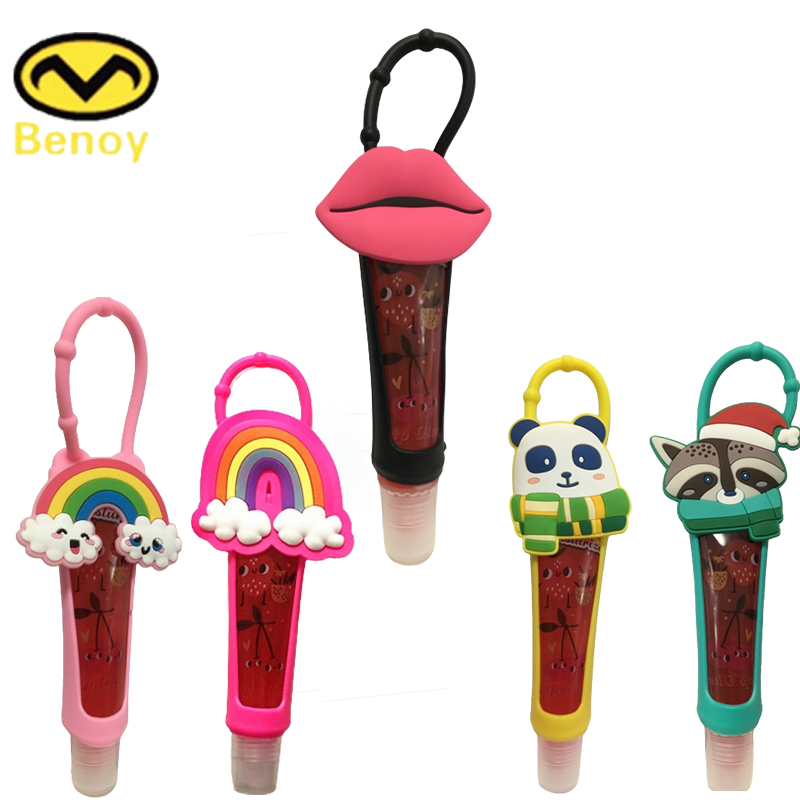 Bulk Essence Cute Keychain Lip Gloss Holders – Silicone Lip Balm Case for Purse, Backpack, Keychain,Amazon Wholesale