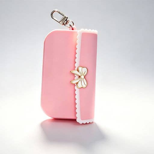 Silicone Spray Hand Sanitizer Holder with Keychain &ndash; Square Travel Spray Case OEM Factory
