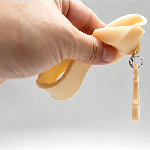 Silicone Spray Hand Sanitizer Holder with Keychain &ndash; Square Travel Spray Case OEM Factory